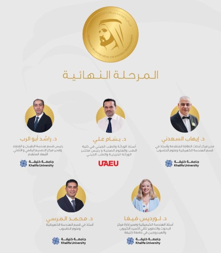 الإعلان عن القائمة النهائية لمرشحي «ميدالية محمد بن راشد للتميز العلمي»