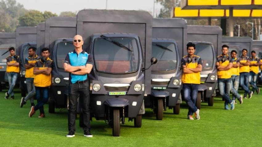 أمازون تستعد لإطلاق 10 آلاف عربة توصيل كهربائية في الهند