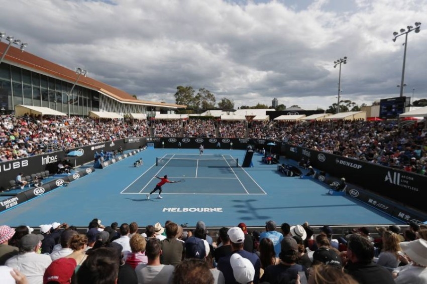 الطقس يؤجل مباريات جديدة في أستراليا المفتوحة للتنس