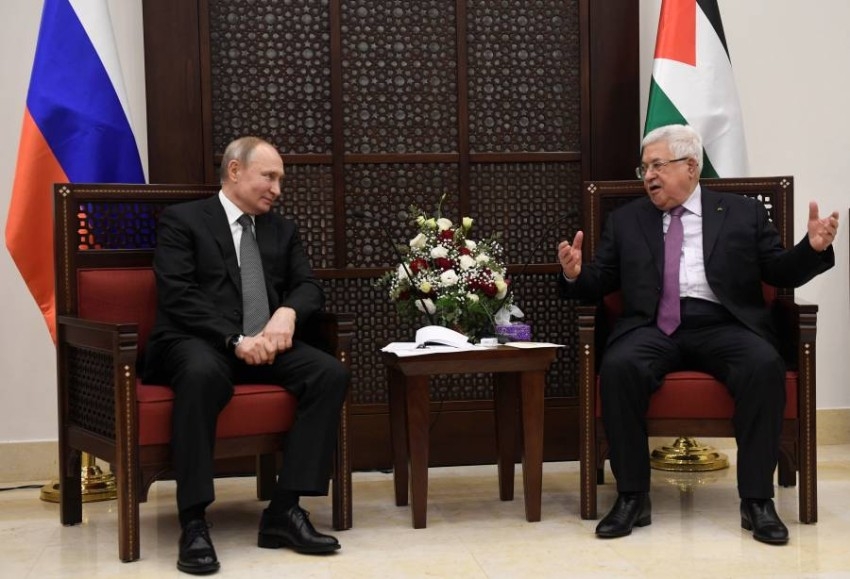 بوتين يزور الضفة الغربية ويجري مباحثات مع عباس
