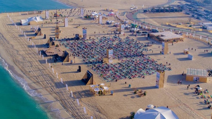 مهرجان «إكس يوغا دبي» يستقطب 20 ألف زائر في 48 ساعة