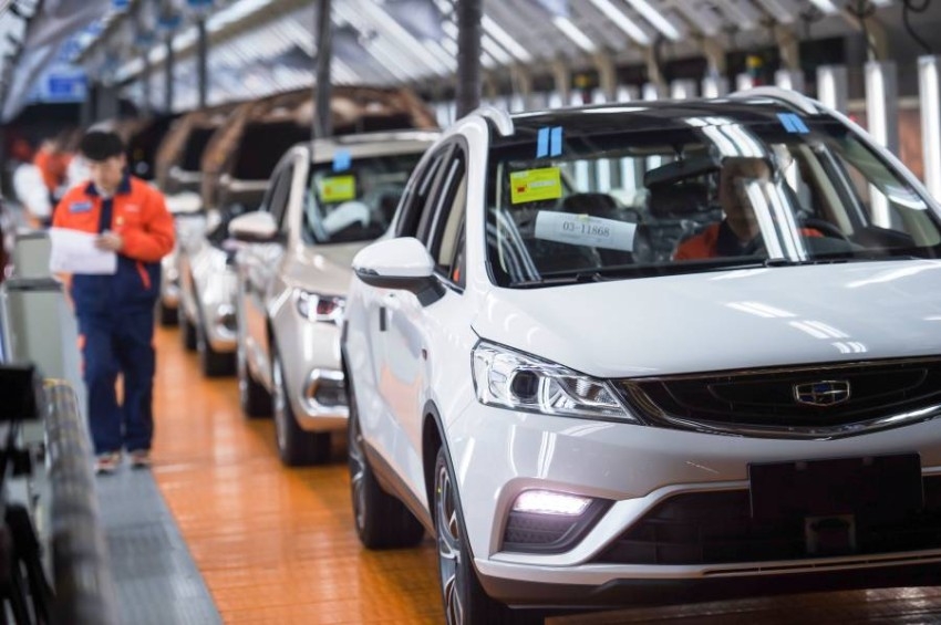18.7% هبوط مبيعات السيارات في الصين في يناير