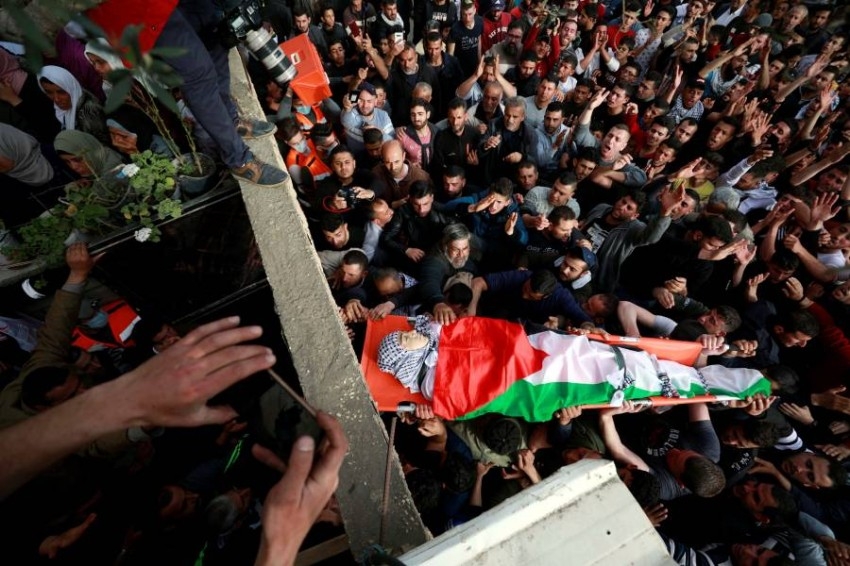 استشهاد فتى فلسطيني برصاص الاحتلال خلال احتجاج بالضفة