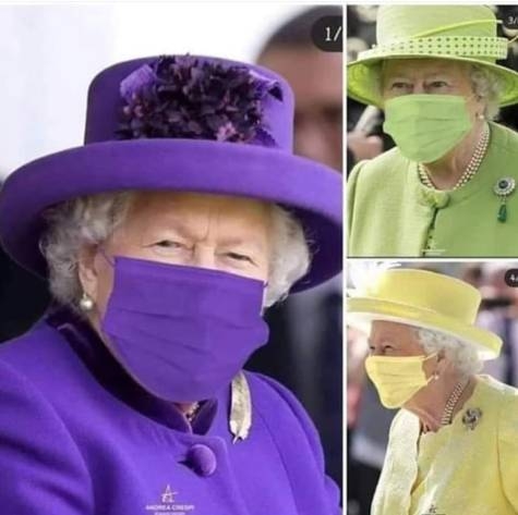 فيروس «كورونا» لم يمنع ملكة بريطانيا من الأناقة