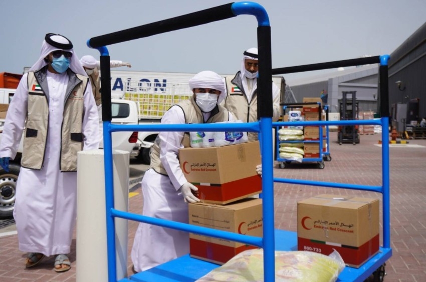 توزيع 5000 طرد غذائي ضمن مبادرة «صندوق الإمارات وطن الإنسانية»