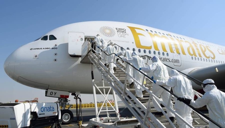«طيران الإمارات».. أول ناقلة تخضع ركابها لفحص كورونا ميداني سريع