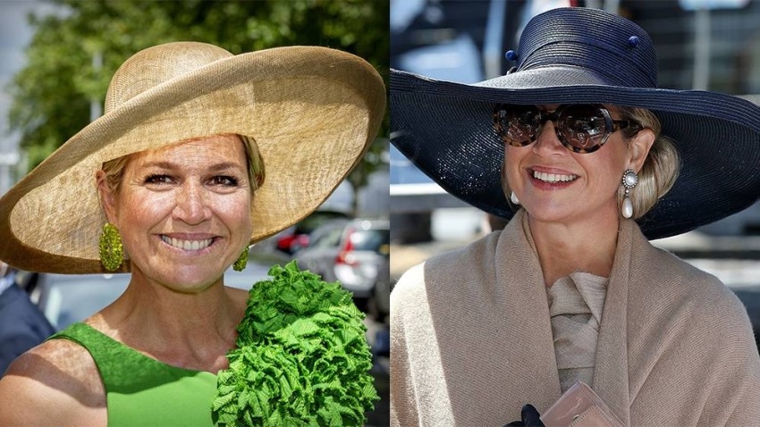 في عيدها.. 20 صورة تكشف هوس الملكة ماكسيما بالقبعات
