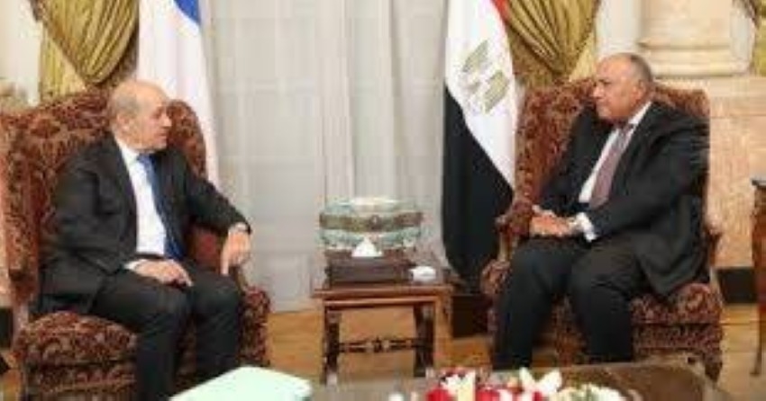 تطورات ليبيا وفلسطين في اتصال بين وزيري خارجية مصر وفرنسا