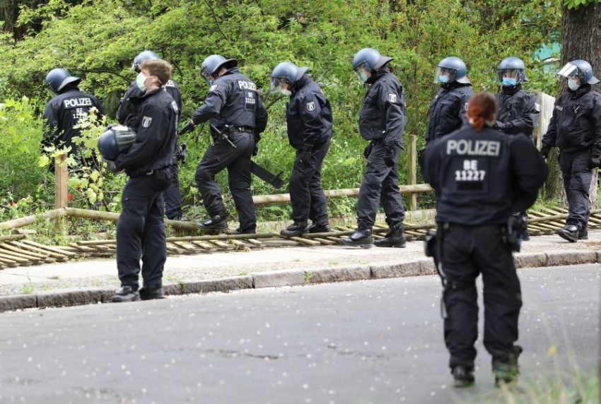 مظاهرة جديدة مناهضة لقيود كورونا في شتوتغارت الألمانية