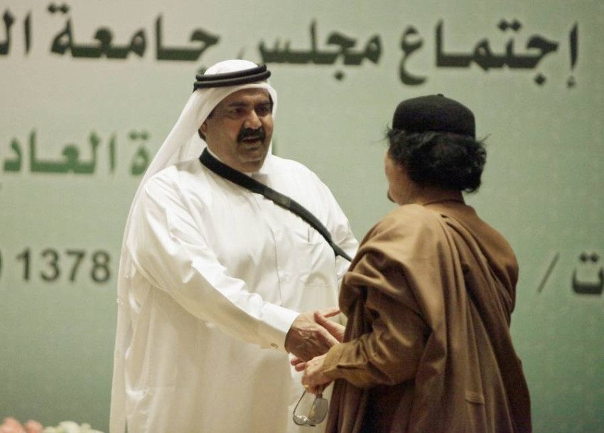 تسريبات صوتية بين القذافي وقادة قطر تفضح حقيقة «الجزيرة»