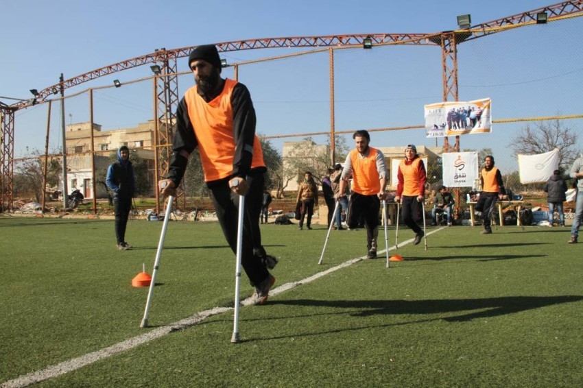 الأمل.. فريق كرة لـ«مبتوري القدم» يتغلب على وطأة الحرب السورية بحياة جديدة