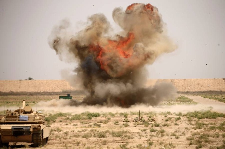 بغداد: تحطم طائرة شحن أمريكية في قاعدة التاجي