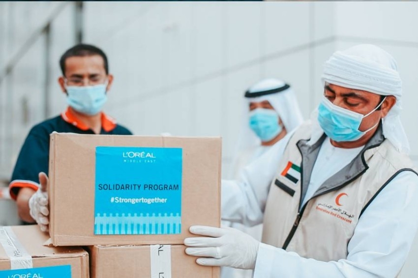 «هيئة الهلال الأحمر الإماراتي» تتعاون مع لوريال لدعم «صندوق الإمارات وطن الإنسانية»