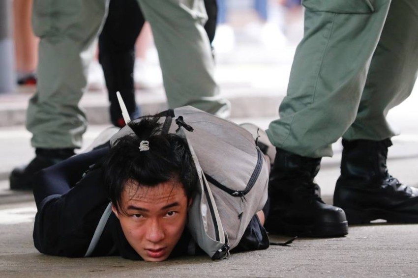 شرطة هونغ كونغ تعلن عن أول اعتقال بموجب قانون الأمن القومي الجديد
