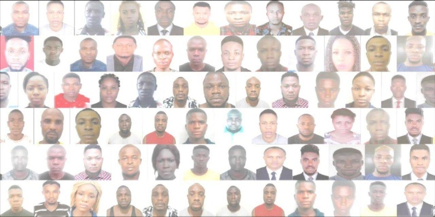 ضبط 20عصابة أفريقية من 47 رجلاً وامرأة امتهنوا الابتزاز الإلكتروني
