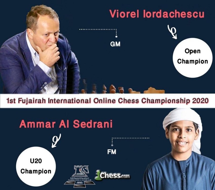 فيرويل والسدراني بطلا دولية الفجيرة للشطرنج