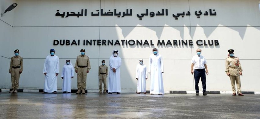 استعراض تجهيزات عودة سباقات الرياضات البحرية في دبي