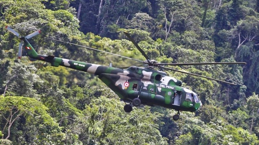 العثور على المروحية المفقودة في بيرو ومقتل جميع ركابها