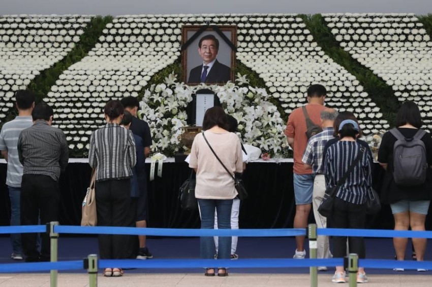 كوريا الجنوبية.. جنازة عمدة سيؤول تُبث عبر الإنترنت بسبب كورونا