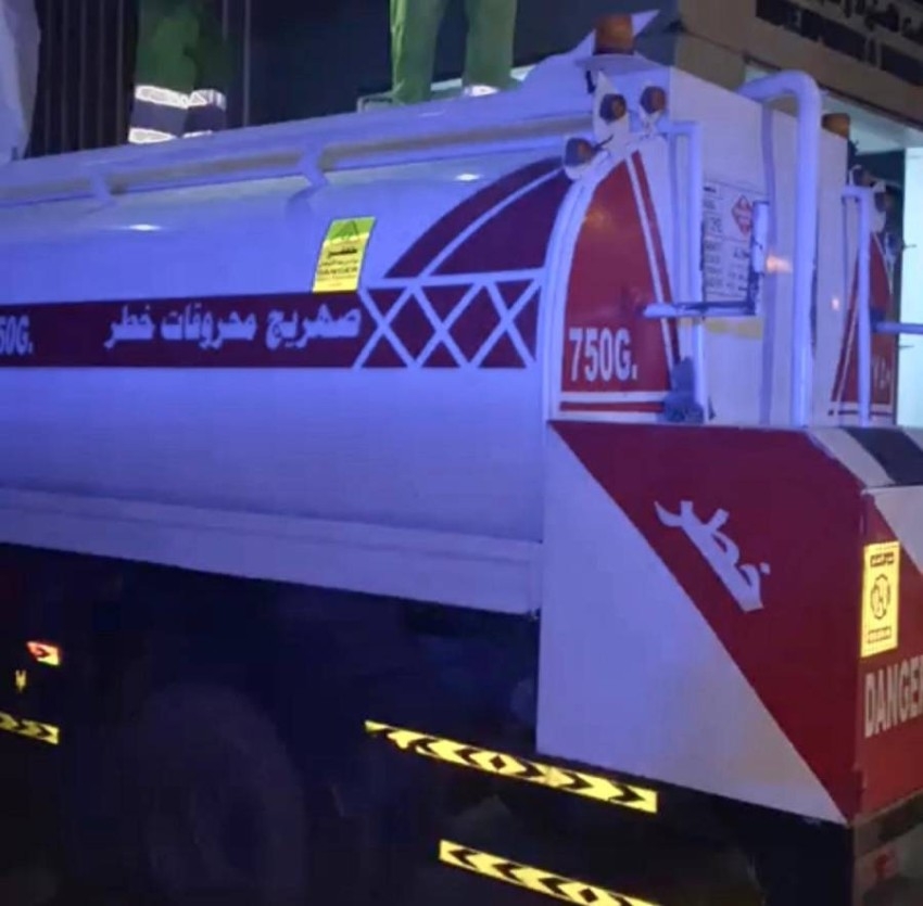 مرصاد شرطة أبوظبي يضبط 750 كلغ من «النسوار» في صهريج