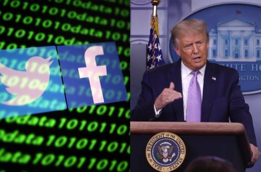«فيسبوك» و«تويتر» يكافحان منشورات تضم معلومات مضللة ينشرها ترامب