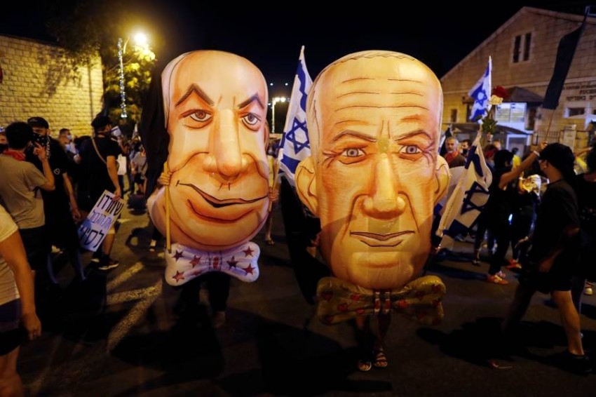 إلغاء جلسة الحكومة الإسرائيلية وسط تبادل اتهامات بين نتنياهو وغانتس