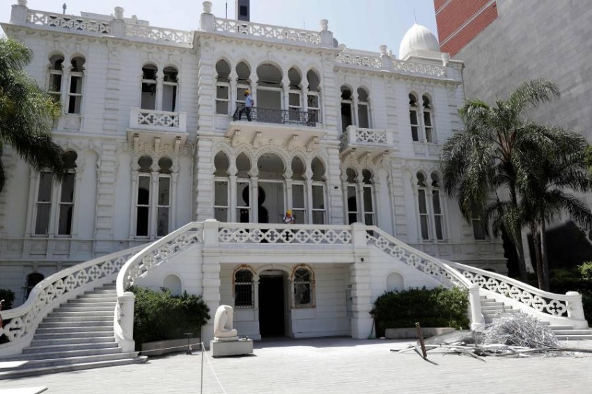 انفجار مرفأ بيروت يدمر قصراً تاريخياً عمره 160 عاماً