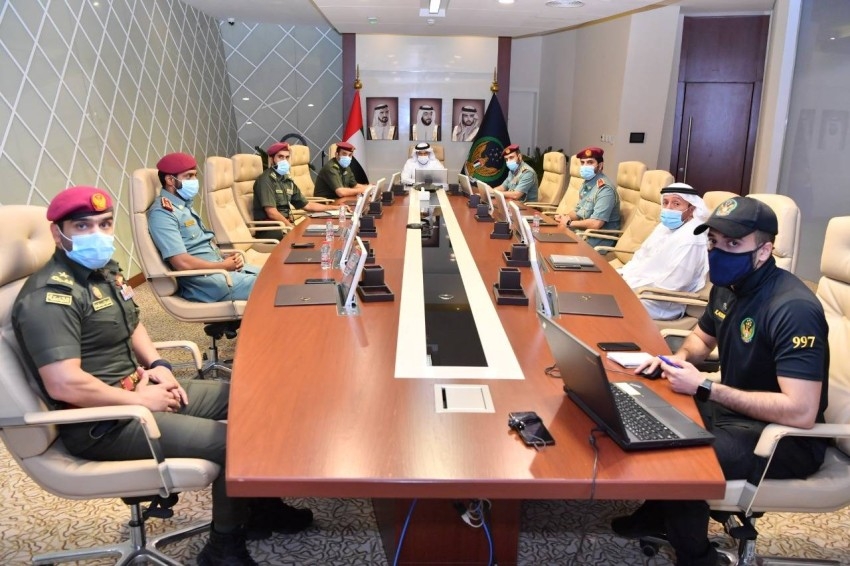 استعراض خطط عمل فريق المواد الخطرة في دفاع مدني دبي