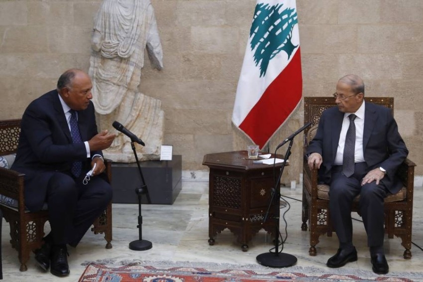 وزير الخارجية المصري يصل إلى لبنان