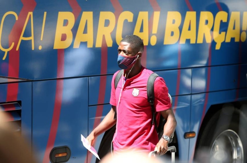 مدرب برشلونة يُحدِّد موقف مشاركة ديمبيلي أمام بايرن
