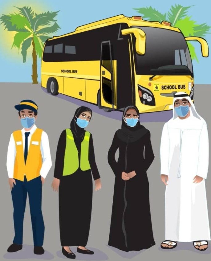 مواصلات الإمارات تطلق فيلماً إرشادياً حول الإجراءات الاحترازية في حافلات الطلبة
