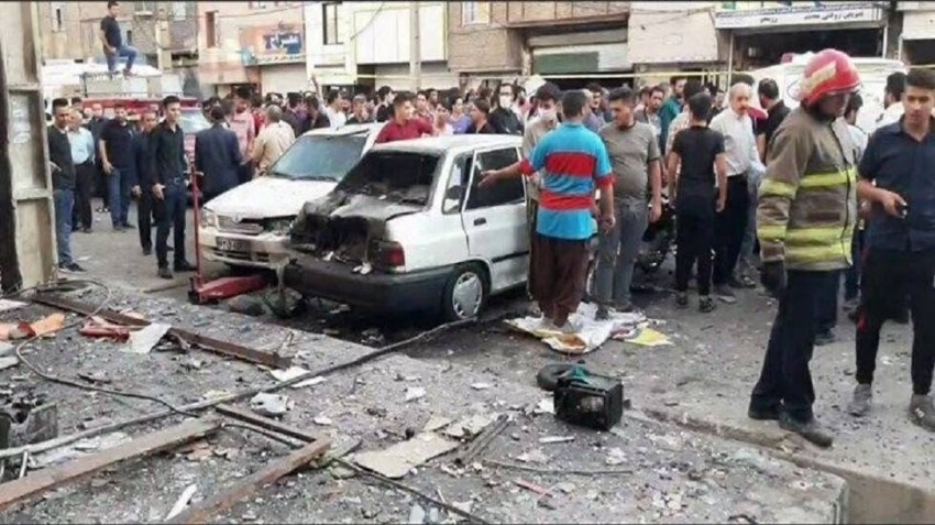 انفجار ضخم في طهران يوقع قتيلاً وخسائر مادية واسعة