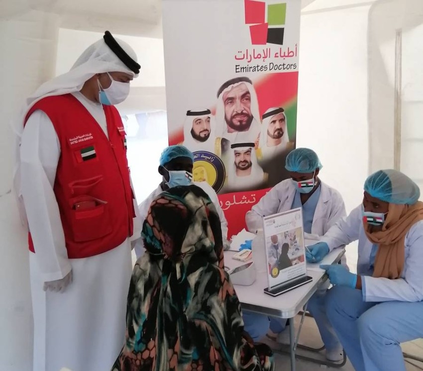 500 مريض ومراجع في اليوم الأول من تشغيل المستشفى الميداني الإماراتي في السودان