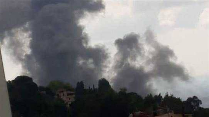 بالفيديو .. انفجار يهز عين قانا جنوبي لبنان