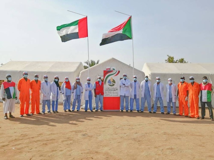«دار البر» تجهز مستشفى ميدانياً متكاملاً في السودان