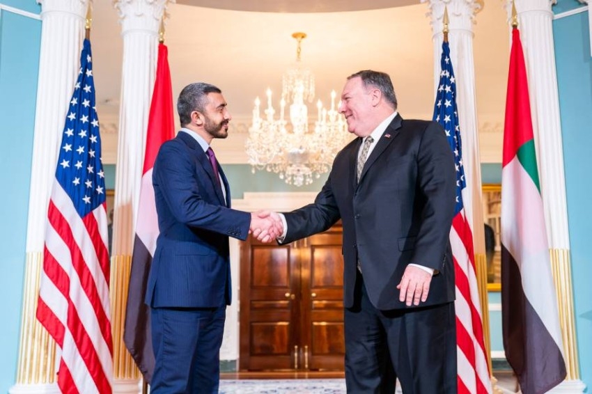 عبدالله بن زايد وبومبيو يطلقان الحوار الاستراتيجي الإماراتي ـ الأمريكي
