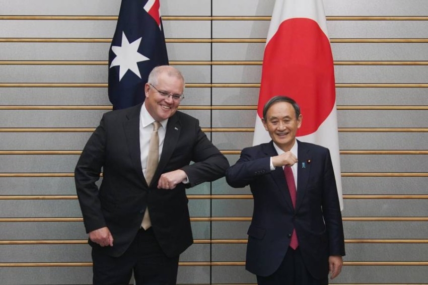 زعيما أستراليا واليابان في طوكيو لتعزيز العلاقات الدفاعية