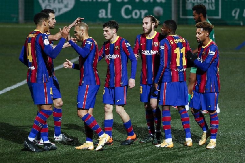 برشلونة ينهي مغامرة كورنيا ويتأهل لدور الستة عشر بكأس إسبانيا