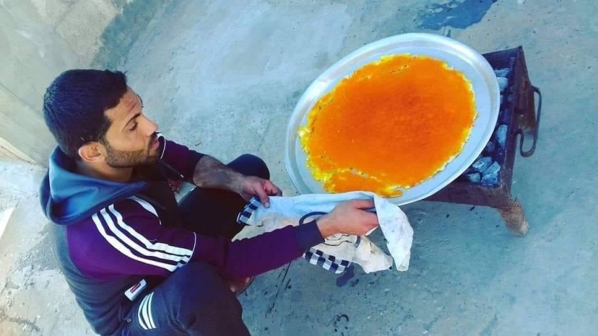 «الكنافة النابلسية» تشعل المنافسة بين الشباب الغزاوي