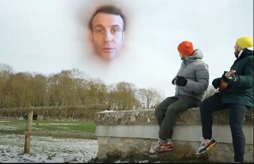 فرنسيان يفوزان بتحدي ماكرون بـ«فيديو كورونا»