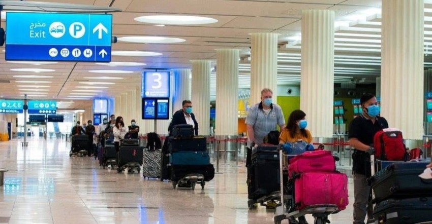 جمارك دبي تتعامل مع 13.4 مليون حقيبة و8.7 مليون مسافر في المطارات 2020
