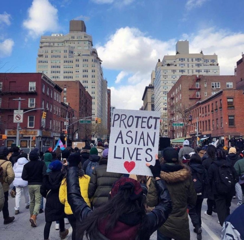 مسيرة في نيويورك تدين الهجمات على المنحدرين من أصل آسيوي