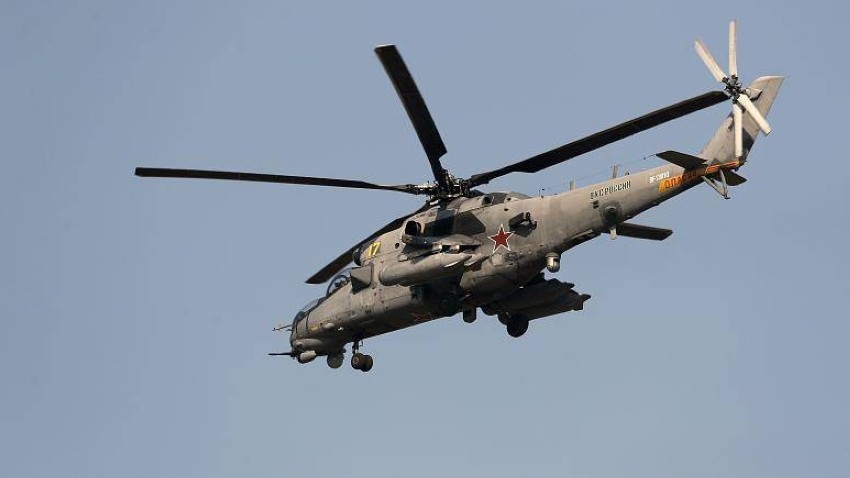 هبوط اضطراري لطائرة هليكوبتر روسية في شمال سوريا