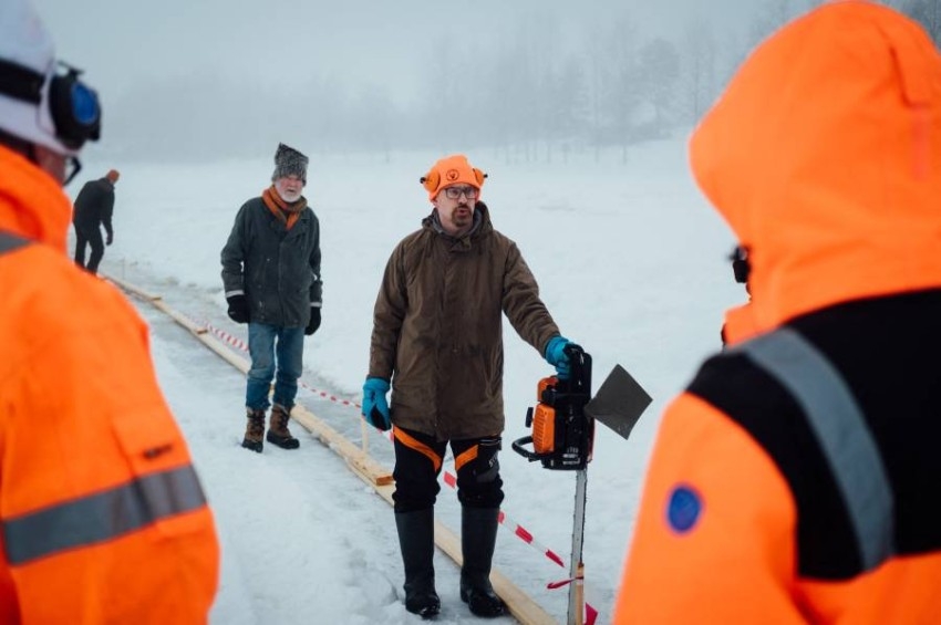 مغامرة فنلندية لدخول غينيس بأكبر «جولة مرح جليدية»