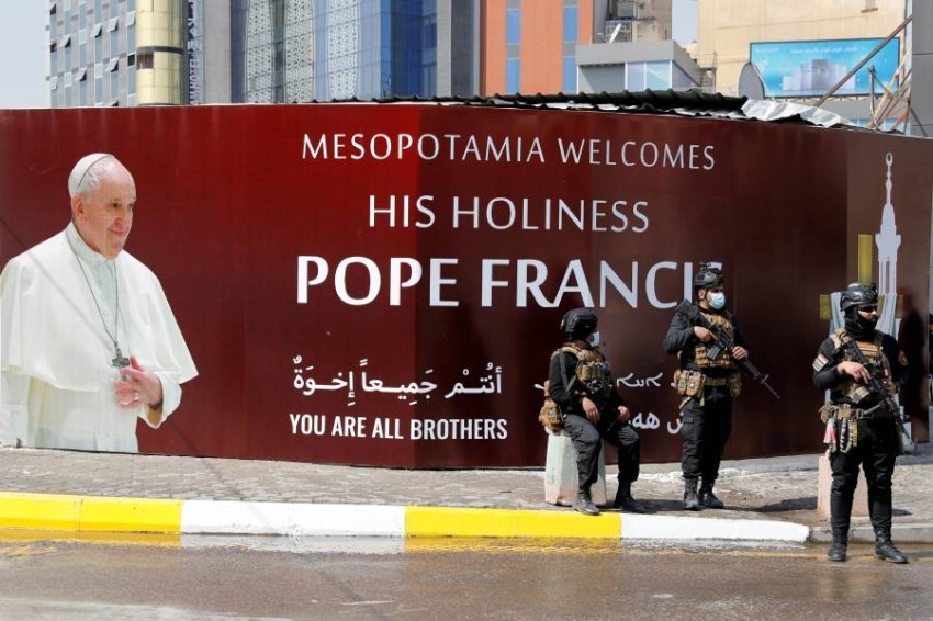 البابا فرنسيس يؤكد أنه سيقوم بزيارته إلى العراق رغم الهجوم الصاروخي