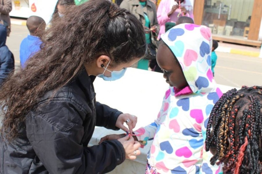 «ارسم بسمة»..  البهجة على وجوه الأطفال اللاجئين