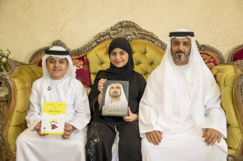 في دبي.. أسرة يوسف المرزوقي تُبحر في كتب الفضاء والمغامرات