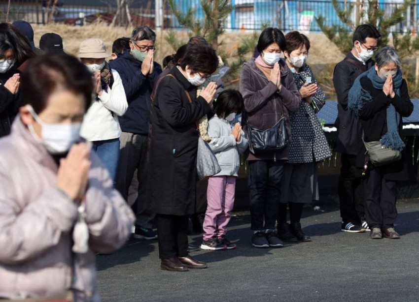 اليابان تحيي الذكرى العاشرة لضحايا «الزلزال المدمر»