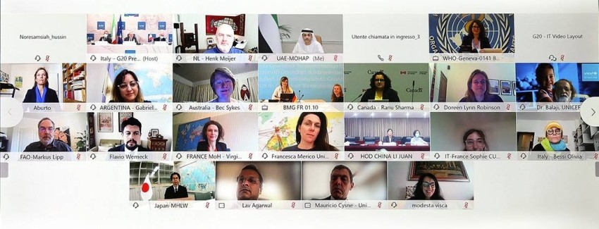الإمارات تشارك في الجلسة الثانية لمجموعة العمل الصحية للدول العشرين «G20»