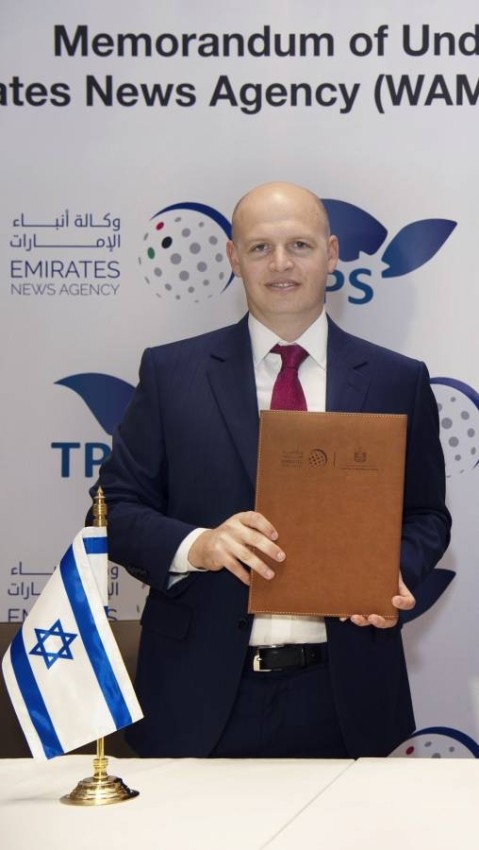 وكالة أنباء الإمارات توقع اتفاقية تعاون مع «TPS» الإسرائيلية